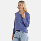 La Marey Classic Stretch Rayon Top (Size 14 To 16) - Purple_8294024_2