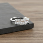 D'Joy Moissanite Trilogy Ring in Rhodium Overlay Sterling Silver 2.50 Ct._8294758_1