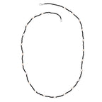 D'Joy Fresh Water Pearl & Black Spinel Necklace (Size - 24) with Lobster Clasp in Rhodium Overlay Sterling Silver 45.00 Ct._8294951_3