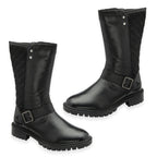 Ravel Leather Forbes Mid Calf Boots (Size 6) - Black_8295923