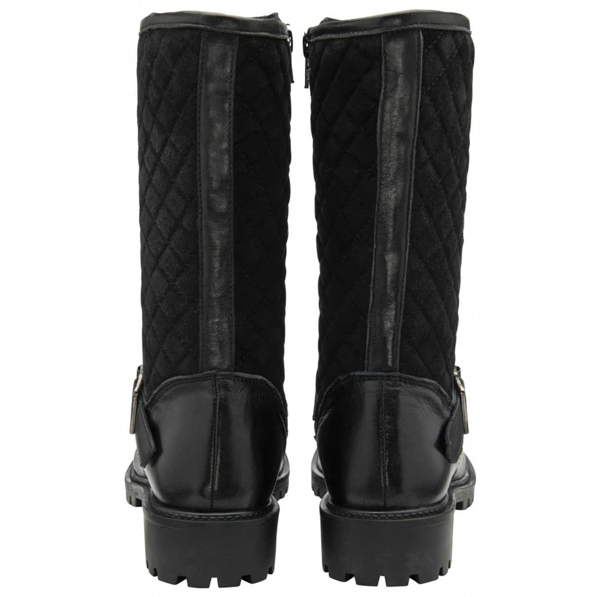 Ravel Leather Forbes Mid Calf Boots (Size 6) - Black V32516610 2