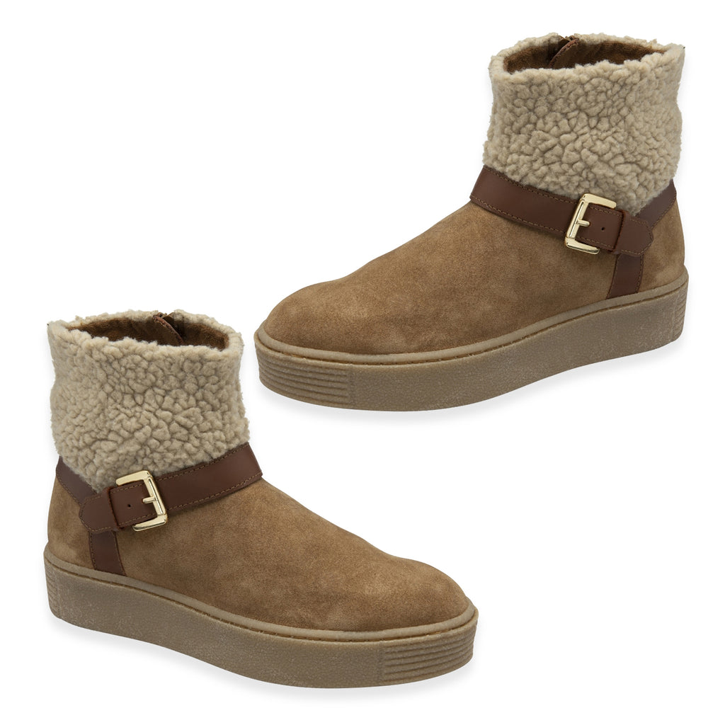 Ravel Suede Hetton Ankle Boots (Size 6) - Tan_8295953