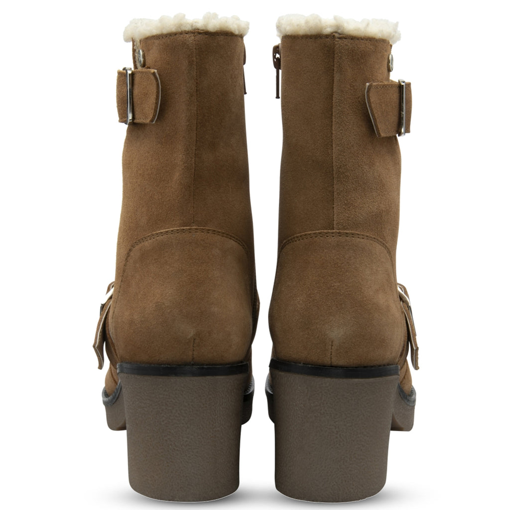Ravel Naburn Buckle Ankle Boot (Size 4) - Tan_8295965_2