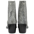 Ravel Langton Snake-Print Leather Ankle Boots (Size - 6) - Grey_8295985_2