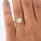 Luxuriant SI-G/H Lab Grown Diamond Solitaire Ring in 18K Vermeil Yellow Gold Plated Sterling Silver 1.52 Ct_8296154_2