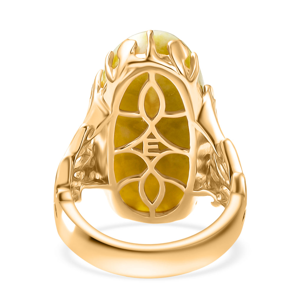 EverTrue Connemara Marble Ring in Yellow Gold Tone 18.74 Ct._8296415_4