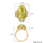 EverTrue Connemara Marble Ring in Yellow Gold Tone 18.74 Ct._8296415_5