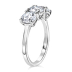 Luxuriant 950 Platinum SGL Certified Lab Grown Diamond (VS/EF) Trilogy Ring 3.10 Ct, Platinum Wt. 5.55 Gms._8297067_3