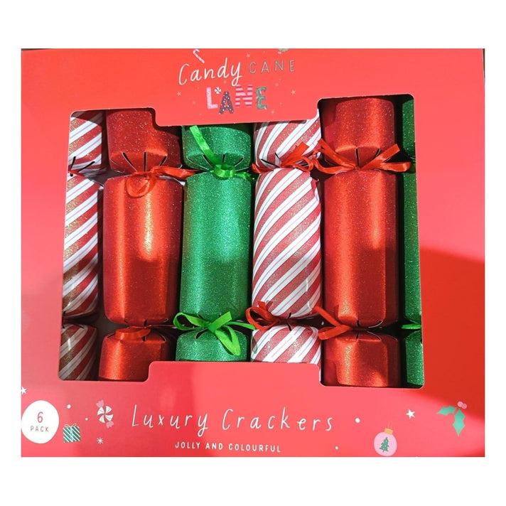 Pack of 10 Christmas Characters Luxury Crackers - White 8298747 1
