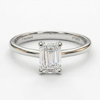 Luxuriant 950 Platinum IGI Certified Lab Grown Diamond (VS/EF) Ring 1.00 Ct, Platinum Wt. 5.52 Gms._8301090