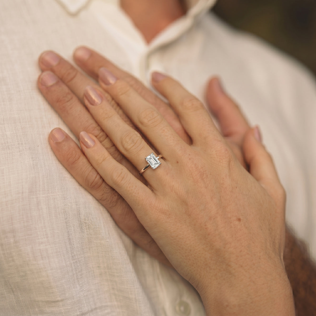 LUXURIANT 1 Ct. Lab Grown Diamond Solitaire Ring in 950 Platinum, IGI Certified 8301090 4