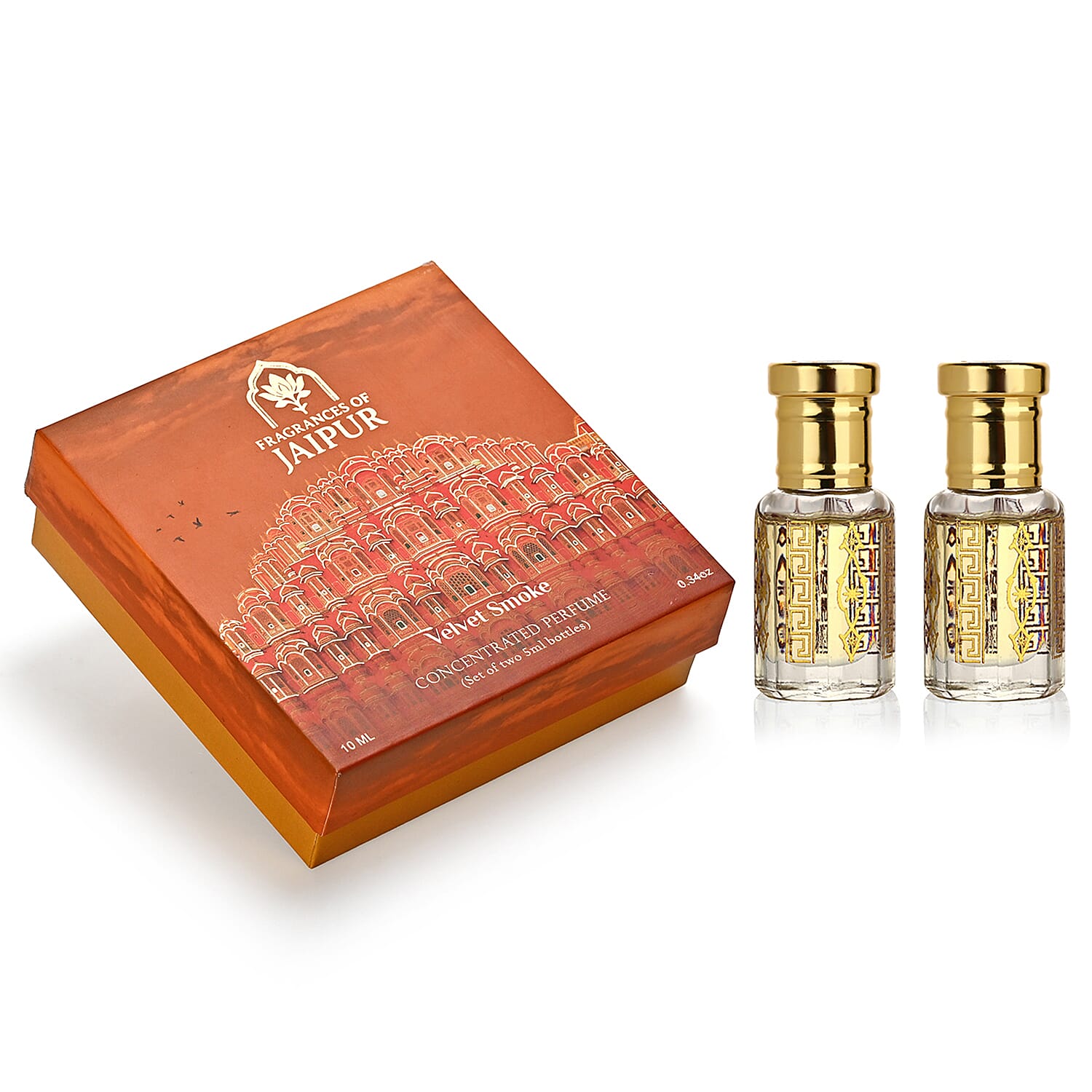 Jaipur Fragrances - Velvet Smoke Attar Set: Attar Parfum de Matin &amp; Attar Winsome (5ml each) 8301262 5