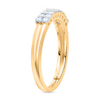Luxuriant - 9K Yellow Gold Lab Grown Diamond (VS/E-F) Band Ring 0.50 Ct._8301900_3