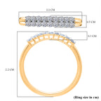 Luxuriant - 9K Yellow Gold Lab Grown Diamond (VS/E-F) Band Ring 0.50 Ct._8301902_5
