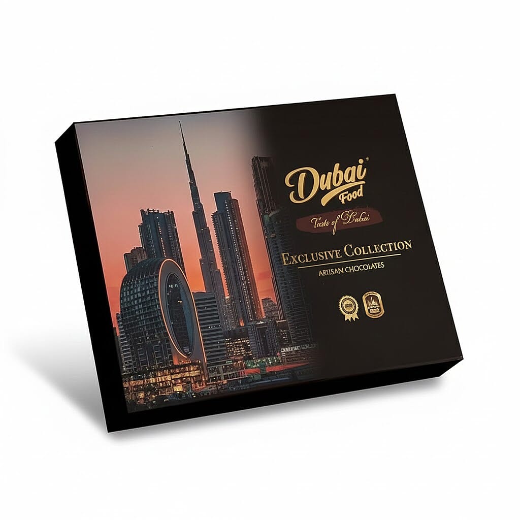 Exclusive Arabic Dubai Chocolate &amp; Sweets  Box - Black 8302115 0