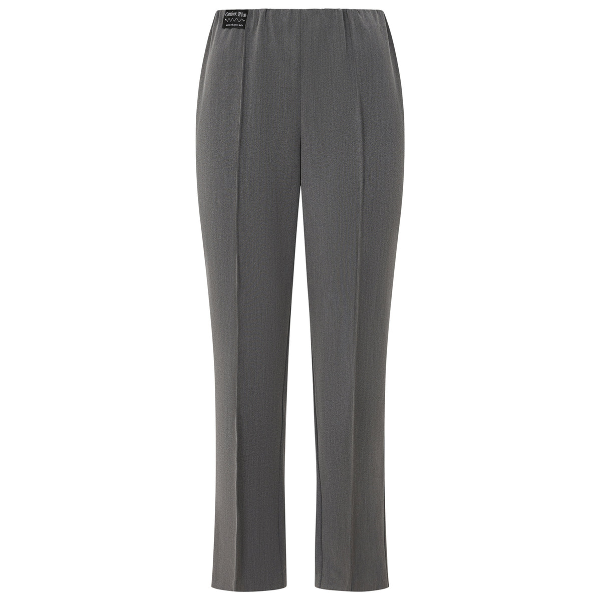 Classic Slim Leg Comfort Trouser (Size 12) - Grey V32555078 0