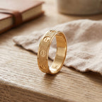 Royal Bali Collection - Designer Inspired 9K Yellow Gold Band Ring_8302663_2