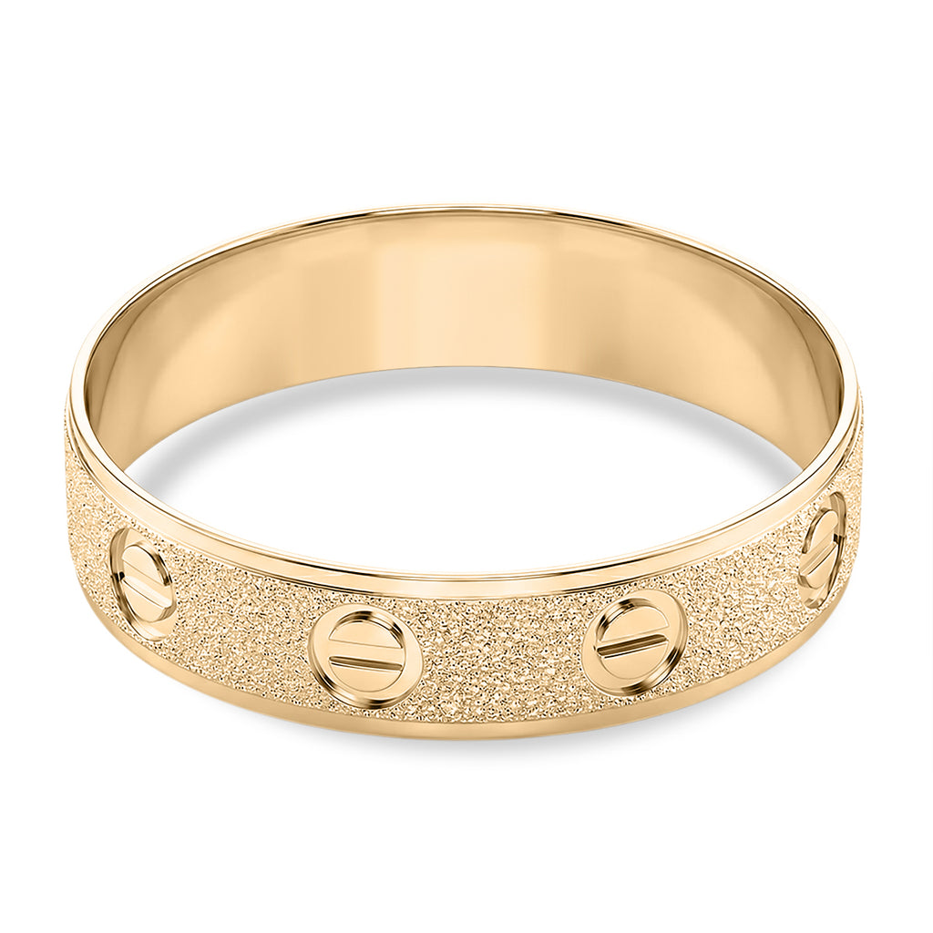 Royal Bali Collection - Designer Inspired 9K Yellow Gold Band Ring_8302663_4