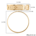 Royal Bali Collection - Designer Inspired 9K Yellow Gold Band Ring_8302663_5