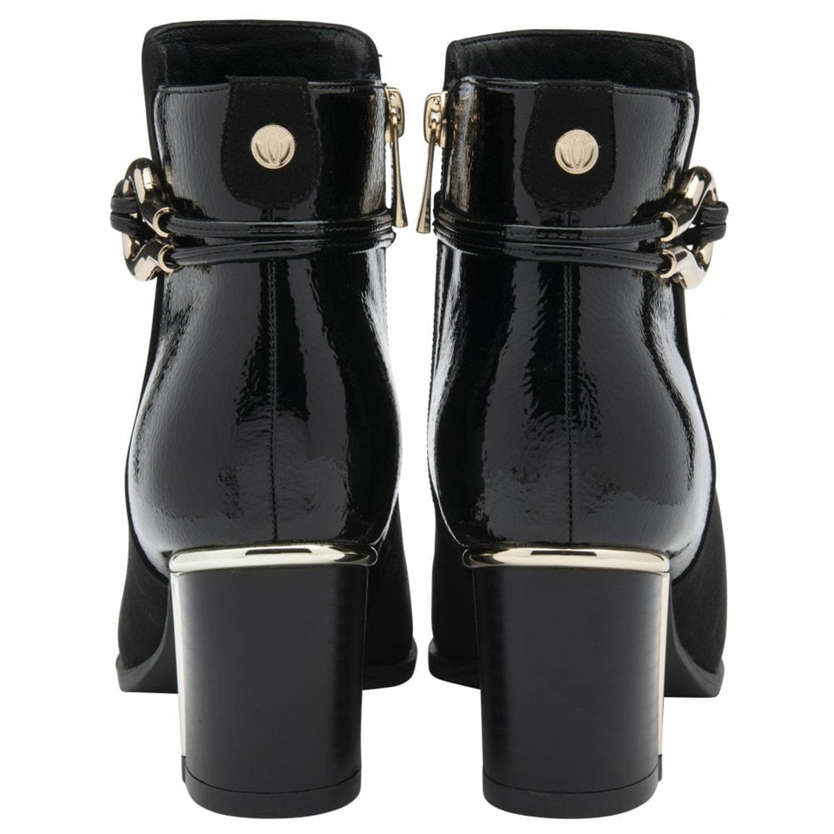 Lotus Ebony Block Heeled Ankle Boots (Size 8) - Black V32357165 4