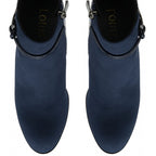 Lotus Ebony Block Heeled Ankle Boots (Size 5) - Navy_8304834_3