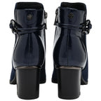 Lotus Ebony Block Heeled Ankle Boots (Size 5) - Navy_8304834_4