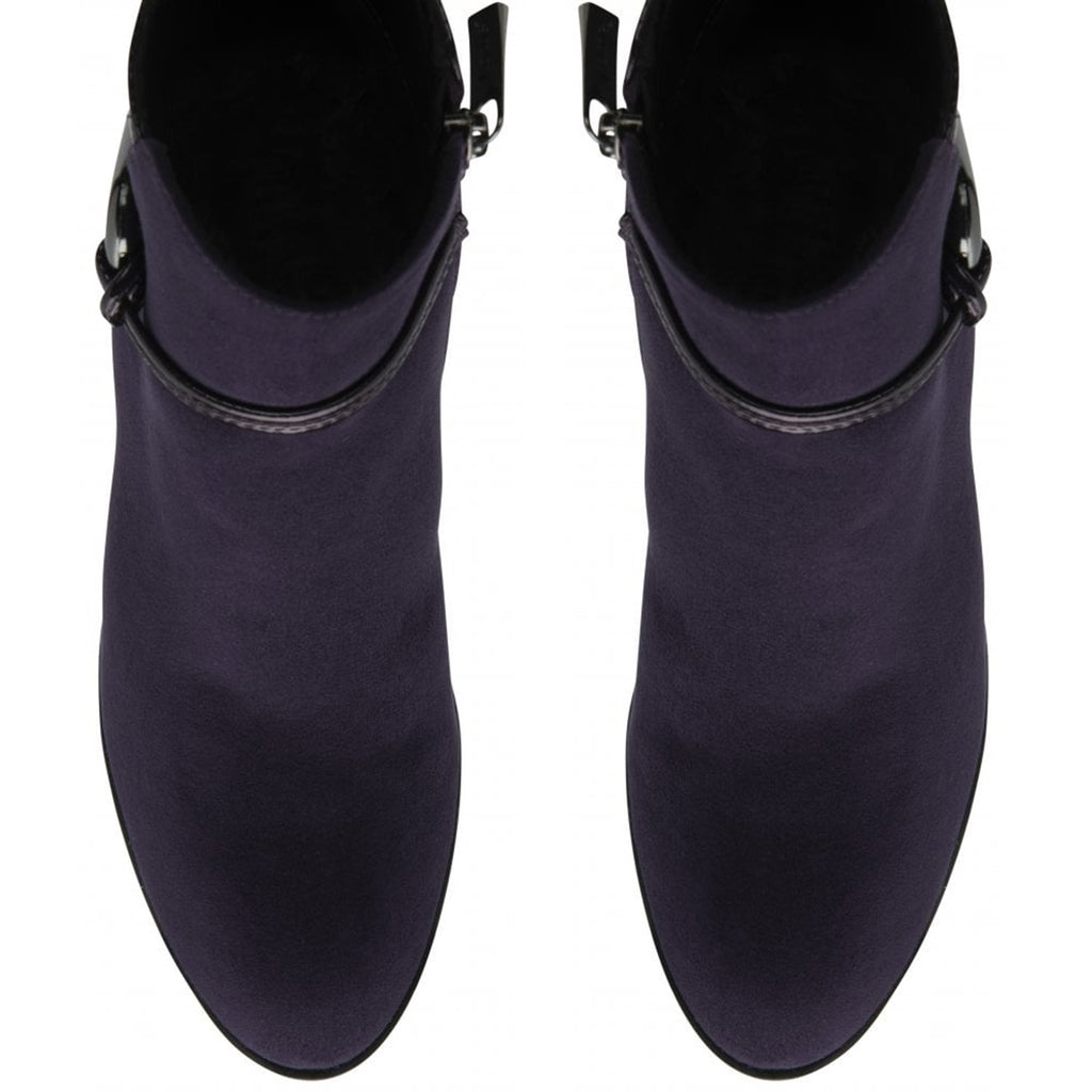 Lotus Ebony Block Heeled Ankle Boots (Size 5) - Purple_8304853_2