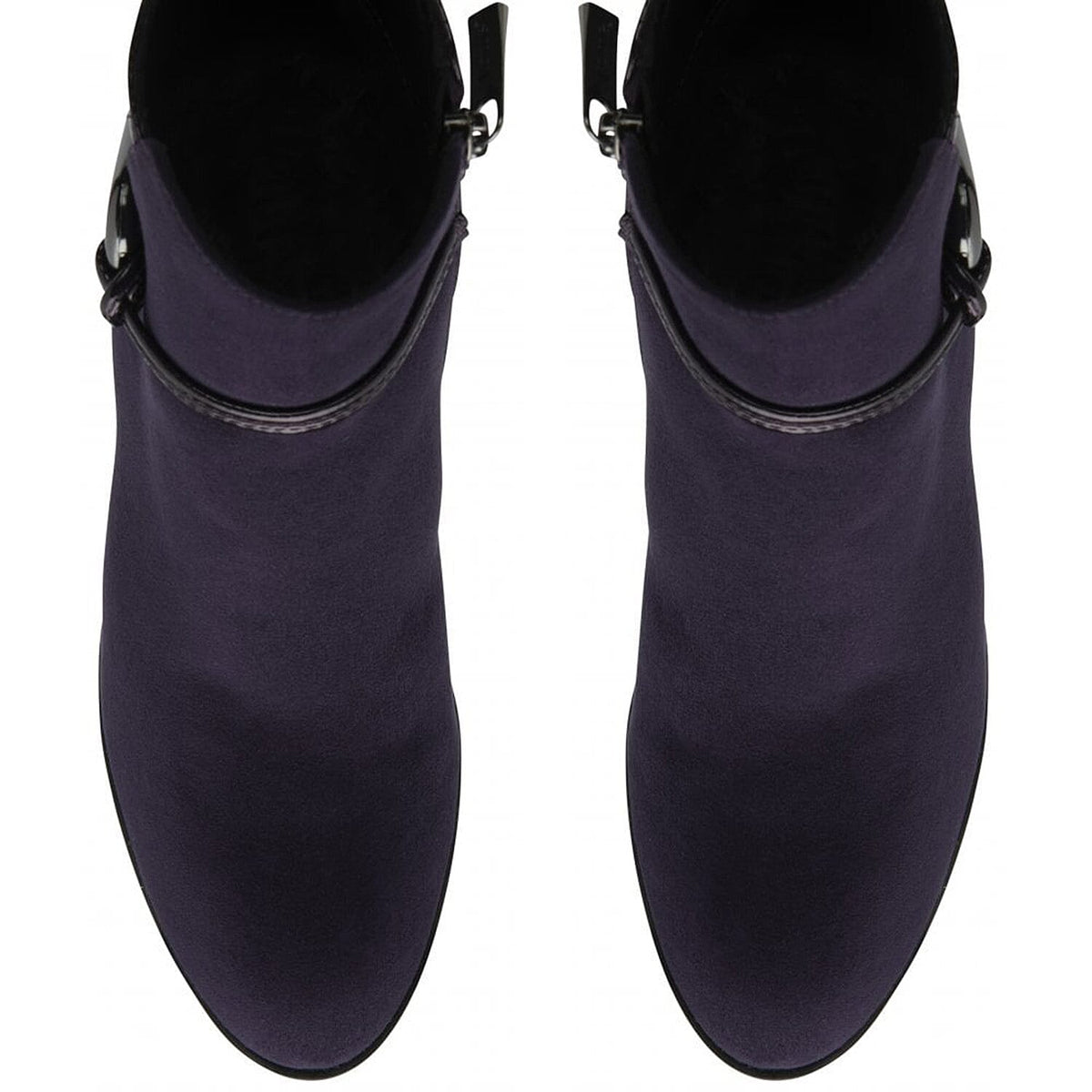 Lotus Ebony Block Heeled Ankle Boots (Size 5) - Purple 8304853 2