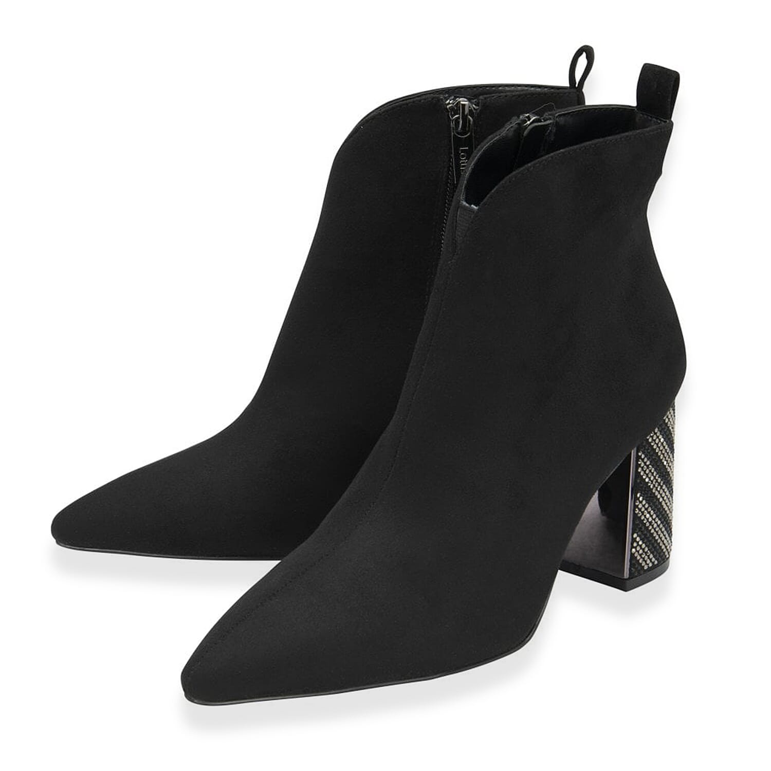 Lotus Lori Pointed Toe Ankle Boots (Size 5) - Black V32365321 0