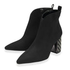 Lotus Lori Pointed Toe Ankle Boots (Size 7) - Black