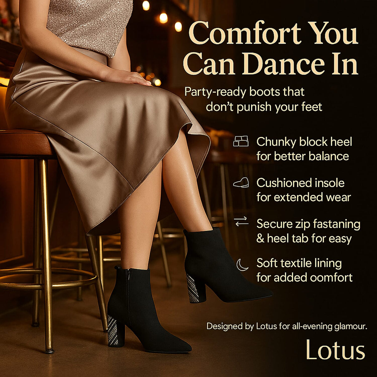 Lotus Lori Pointed Toe Ankle Boots (Size 7) - Black V32521638 3