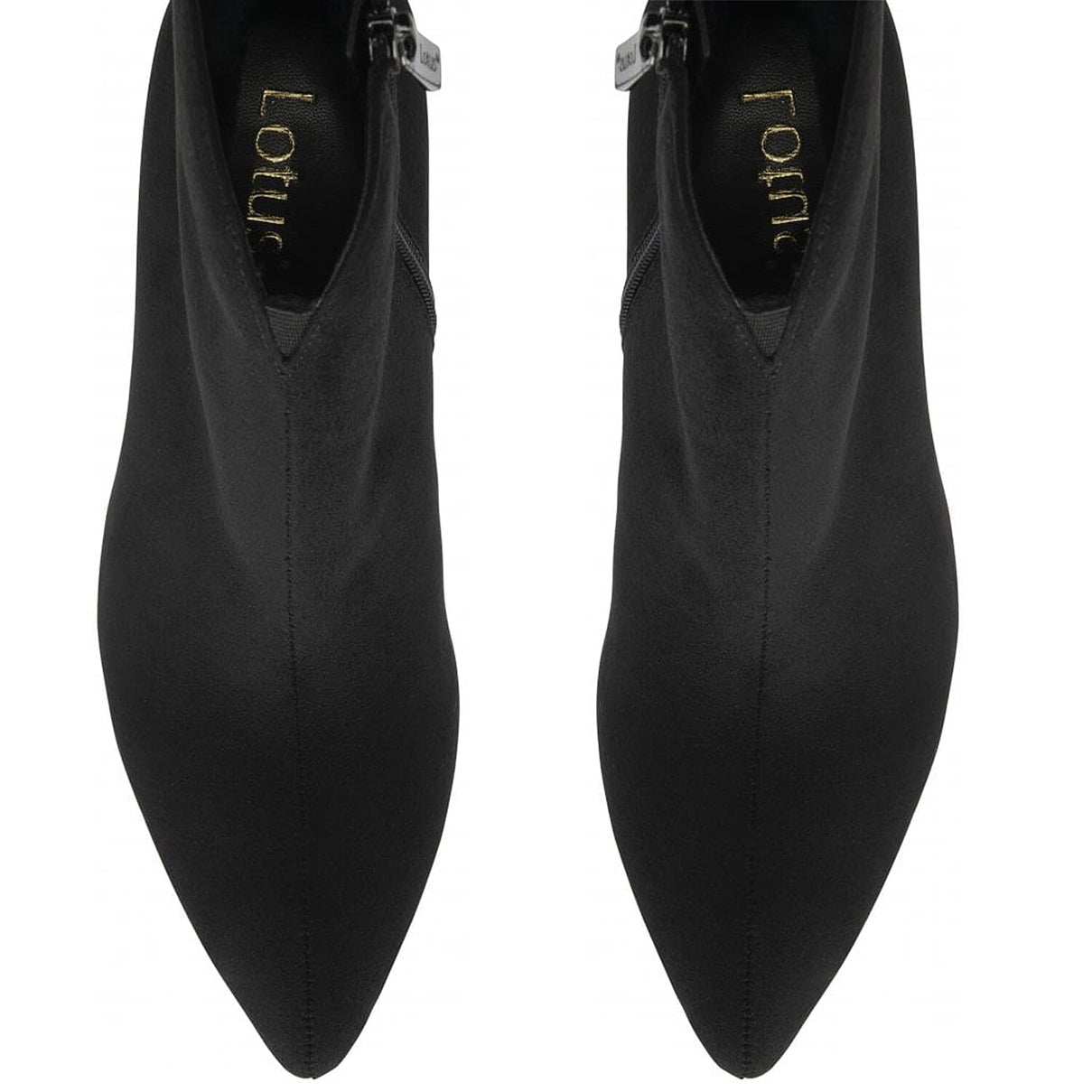 Lotus Lori Pointed Toe Ankle Boots (Size 7) - Black V32521638 5