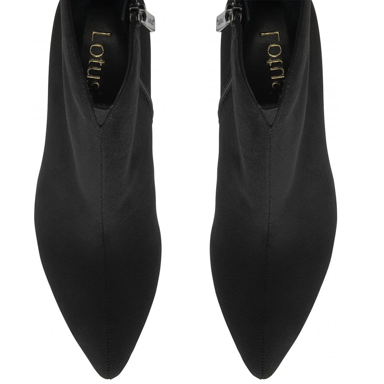 Lotus Lori Pointed Toe Ankle Boots (Size 7) - Black V32521638 5