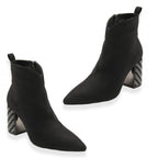 Lotus Lori Pointed Toe Ankle Boots (Size 7) - Black
