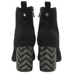 Lotus Lori Pointed Toe Ankle Boots (Size 7) - Black