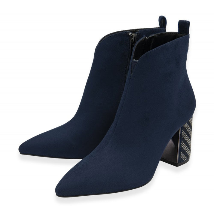 Lotus Lori Pointed Toe Ankle Boots (Size 4) - Navy 8305144 1