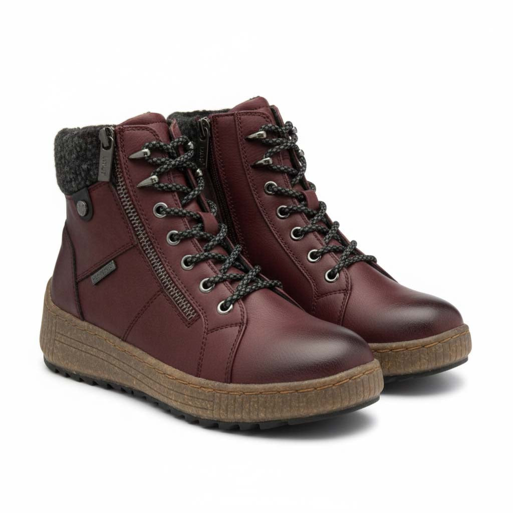 Lotus Women's Burgundy Penrithe Ankle Boots V32514698 0