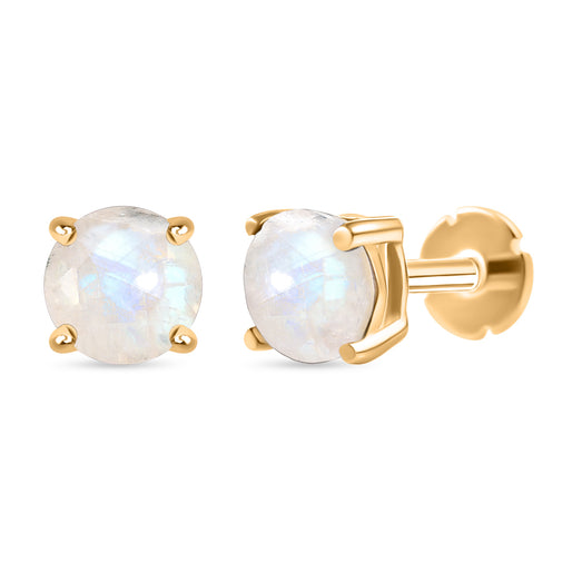 Solitaire Earring in Sterling Silver