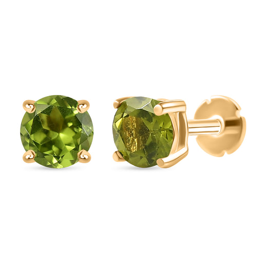 Solitaire Earring in Sterling Silver