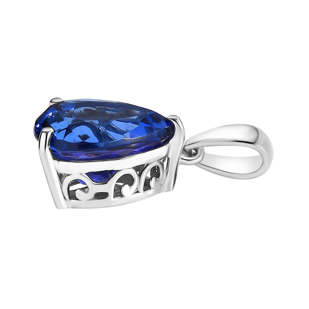 Rhapsody 4.6 Ct. AAAA Tanzanite Pendant in 950 Platinum 8306269 4