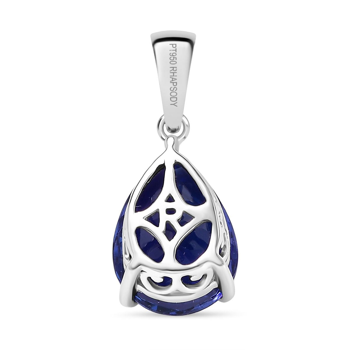 Rhapsody 4.6 Ct. AAAA Tanzanite Pendant in 950 Platinum 8306269 5