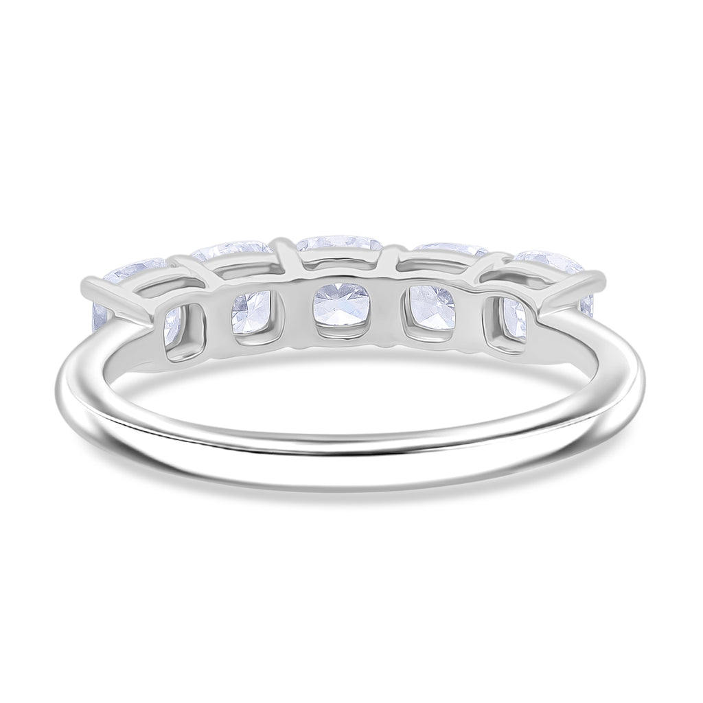 Luxuriant 950 Platinum SGL Certified (VS/EF) Cushion Cut Lab Grown Diamond Ring 2.00 Ct. Platinum Wt 4.01 Gms_8306321_4