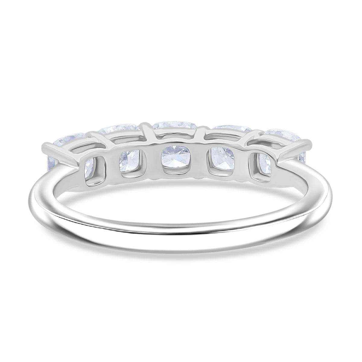 LUXURIANT 2 Ct. Lab Grown Diamond 5 Stone Ring in 950 Platinum, SGL Certified 8306321 5