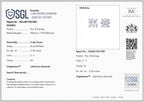 Luxuriant 950 Platinum SGL Certified Lab Grown Diamond (VS/EF) Solitaire Stud Earring with Screw Back 2.00 Ct, Platinum Wt. 2.60 Gms._8307856_8