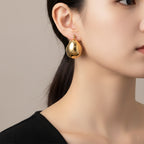 Designer Inspired-Half Hoop Earring with Clasp_8308622_2