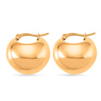 Designer Inspired-Half Hoop Earring with Clasp_8308622_3