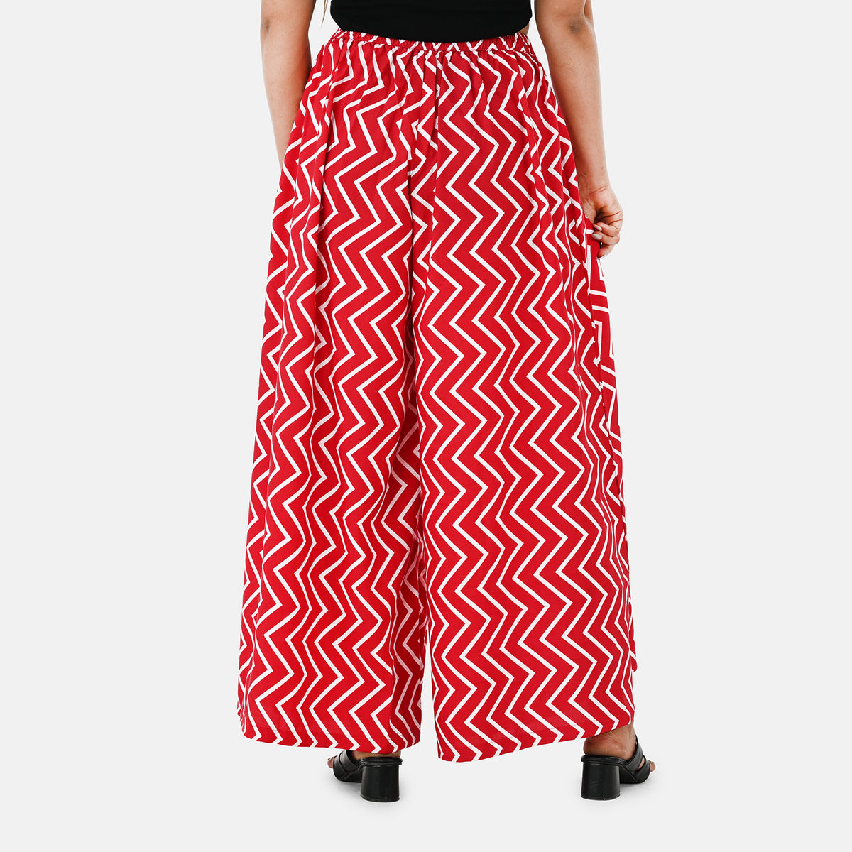 &amp; Maisi Printed Jean and Pant/Trouser (Size - XXL) - Red White V32637014 3