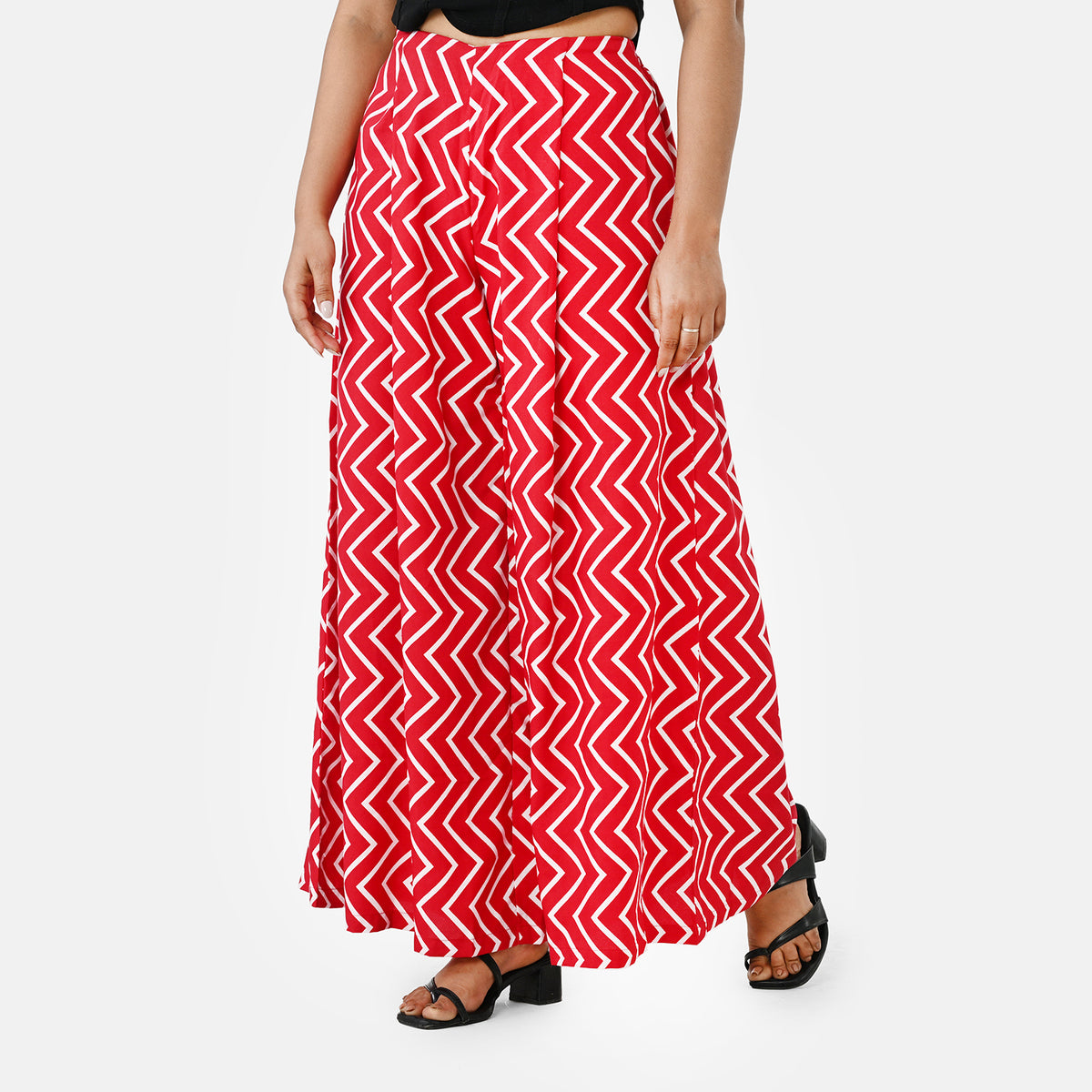 &amp; Maisi Printed Jean and Pant/Trouser (Size - XXL) - Red White V32637014 4