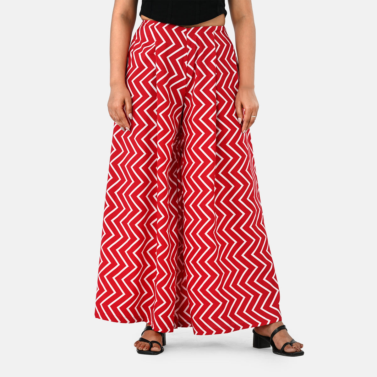 &amp; Maisi Printed Jean and Pant/Trouser (Size - XXL) - Red White V32637014 5
