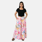 & Maisi Printed Jean and Pant/Trouser (Size - XXL) - Cream_8308977